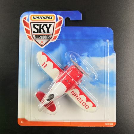 2019 Matchbox plan SKY BUSTERS GEE BEE Metal Material Body Race plan Collection Alloy plan Gift simulation model