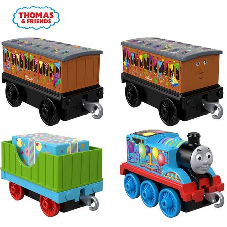4pcs Thomas and Friends Trackmaster 1/43 Model Metal Thomas Train Set  Diecast 1:43 Toys for Children Boys Oyuncak Car Toys Gift