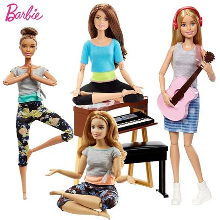 Original Yoga Barbie Doll Movement Style All Joints Movable Dolls Fashion Model Toy for Little Baby Birthday Gift Girls Bonecas