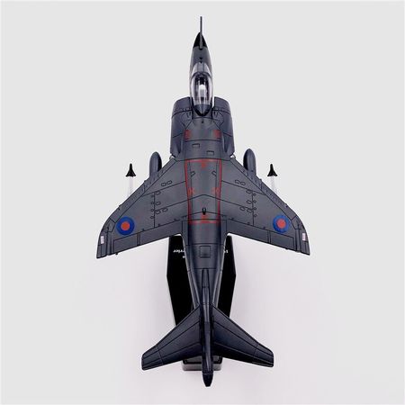 1:72 British Argentine War Harrier Vertical Short Range Takeoff And Landing Fighter Alloy Military Model Kids Plane Toy Gift