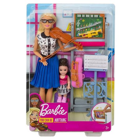 Original Barbie Music Teacher Princess American Dolls Baby Doll for Birthday Gift Girl Toys Boneca Juguetes for Children