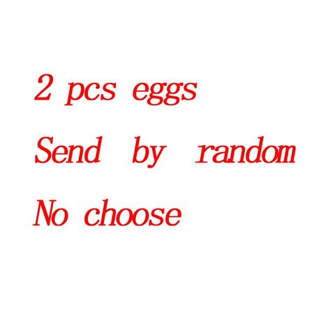 2pcs eggs