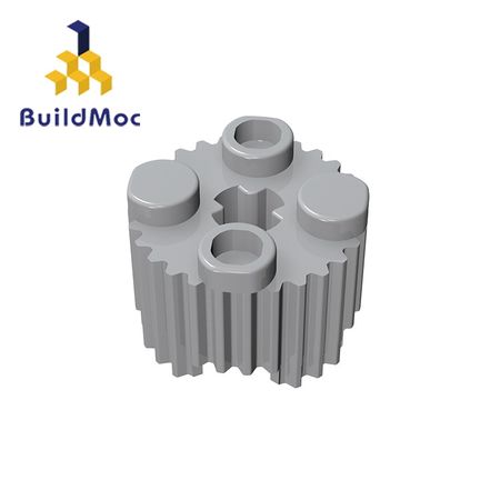 BuildMOC Compatible Assembles Particles 92947 2x2 For Building Blocks DIY LOGO Educational High-Tech Spare Toys