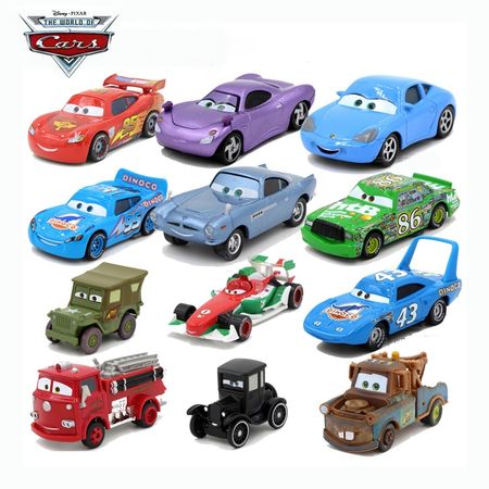 Disney Pixar Cars 27 Styles 1:64 Lightning McQueen Mater Diecast Metal Alloy Toys Birthday Christmas Gift For Children Cars Toys
