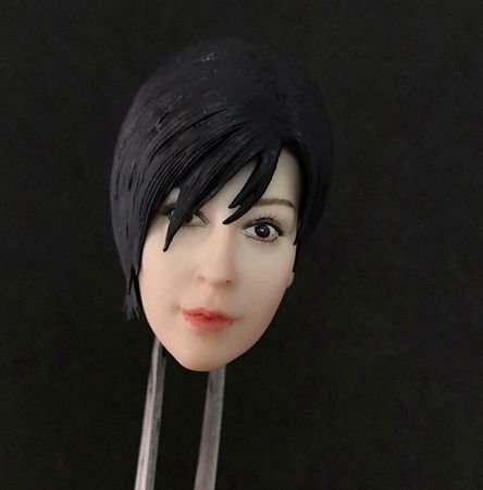 1/6 Ada Wong Pale Skin Head Carving Female Head Model F 12“ Body