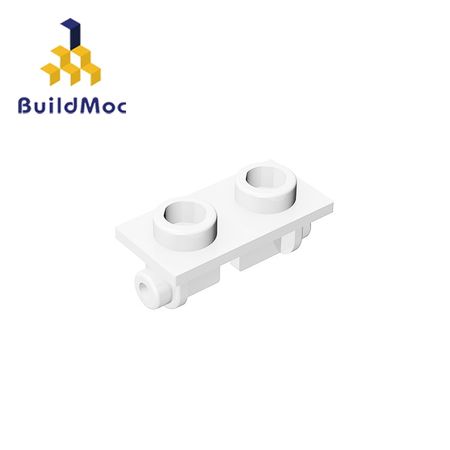 BuildMOC Compatible Assembles Particles 3938 1x2 For Building Blocks Parts DIY LOGO Educational Tech Parts Toys