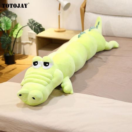 120cm Lifelike Crocodile Plush Toy Stuffed Simulation Alligator Doll Kids Toys Room Sofa Decor Soft Ocean Animals Plush Pillow