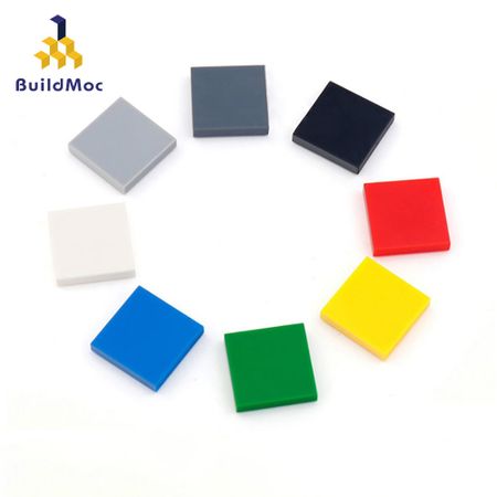 200pcs DIY Building Blocks Figure Bricks Ceramic Tile 2x2 Educational Creative Size Compatible With lego Toys for Children