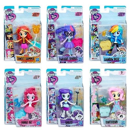 Original My Little Pony Toys Action Figure Equestria Doll Accessories Pony Toys for Girls Friendship Magic Girls Fashion Figures