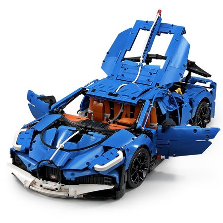 MOC 20086 Techinic Series The Blue Speed Sport Racing Car Model Kit Assembling Building Blocks Kids Toys For Children DIY Bricks