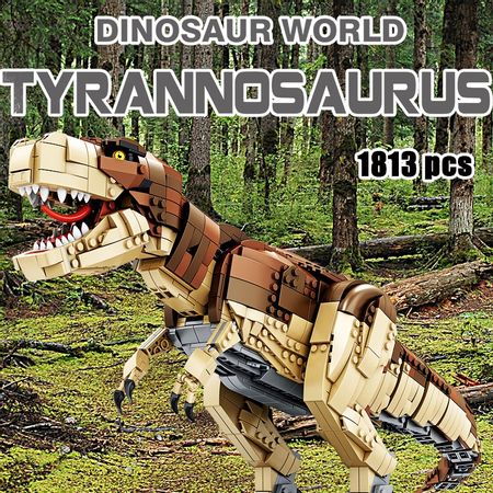 City Jurassic World Technic Dinosaur Model Building Blocks Creator Mechanical Tyrannosaurus AnimaI Bricks DIY Toys for Children