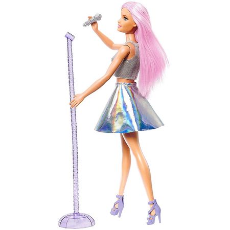 Original Barbie Professional Rock Star Doll FXN98 Girl Princess Dress Up Careers Pop Star Barbie Doll Birthday Gift Toy