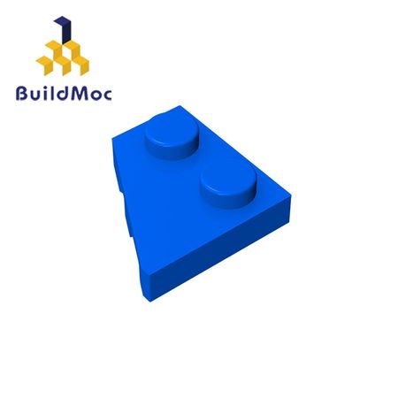 BuildMOC Compatible Assembles Particles 24299 2x2 (Left) For Building Blocks DIY LOGO Educational High-Tech Spare Toys