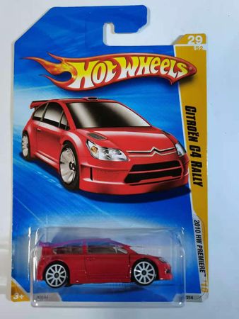 HOT WHEELS Cars 1/64 GITROEN C4 RALLY Collector Edition Metal Diecast Model Car Kids Toys Collection