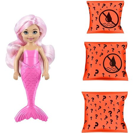 Original Blind Box Barbie Chelsea Color Reveal Mermaid Dolls Bonecas Makeup Toys for Girls Children Gift Accessories Baby Toys