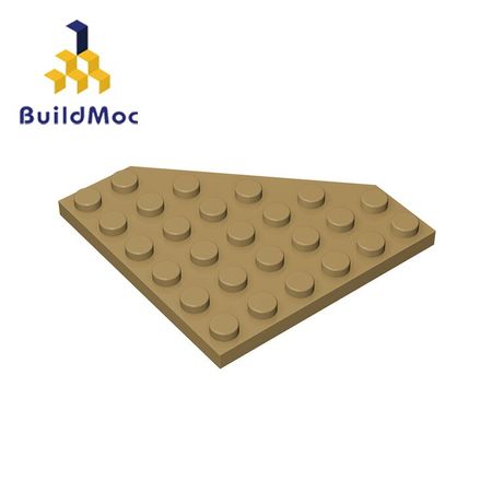 BuildMOC Compatible Assembles Particles 6106 6x6 For Building Blocks Parts DIY LOGO Educational Tech Parts Toys