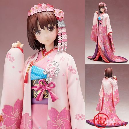 Saenai Heroine no Sodatekata Character Katou Megumi Utaha Kasumigaoka Kimono Ver. PVC Figure Collectible Model Toy