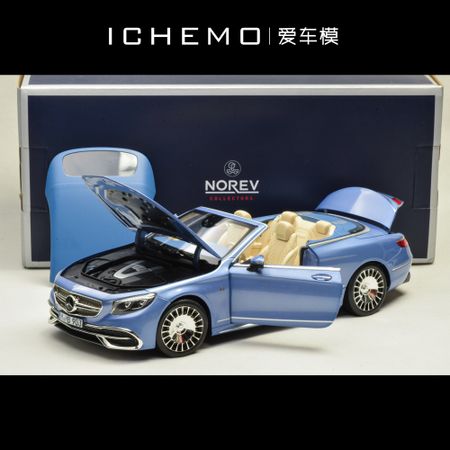 Norev 1:18 Mercedes-Maybachs S650 2018 Collection Metal Die-cast Simulation Model Cars Toys