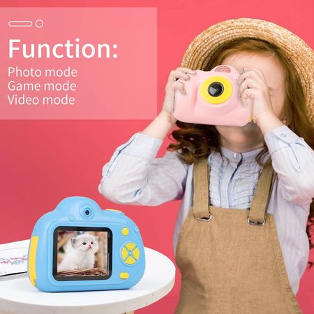 Toys for Kids Camera, Cute Baby Camera with 1080P 2 Inch HD Screen, Educational Toy Kids Birthday Gift
