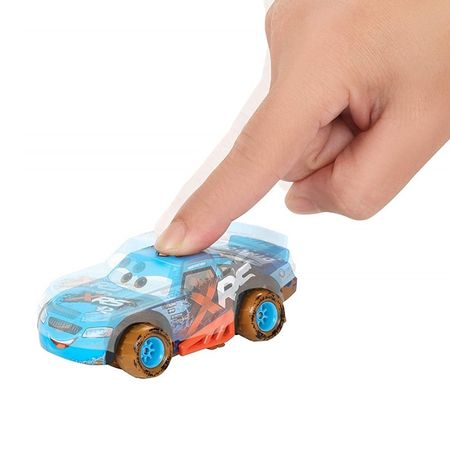 1:55 Disney Pixar Cars 3 XRS Mud Racing Metal Diecast Car Model Toy Lightning McQueen Jackson Storm Off-Road Car Toy Gift GBJ35