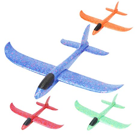 Outdoor 35cm Hand Throwing Plane Toys for Boys Foam Hand Launch Glider Aircraft Toy Boys Toys Foam Glider Toys for Children Gift