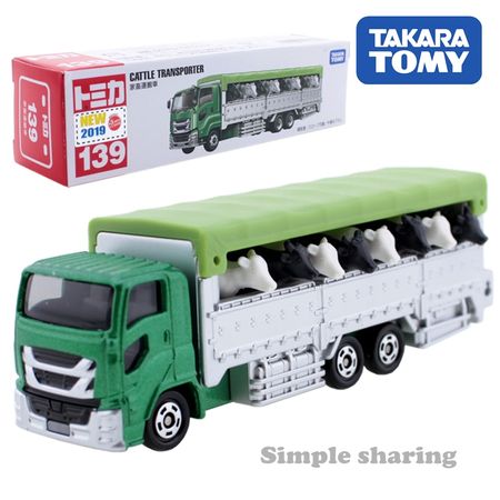 Takara Tomy TOMICA No.139 Cattle TRANSPORTER Truck Model Diecast Miniature Baby Toys Funny Magic Car Mould Hot Pop Kids Doll