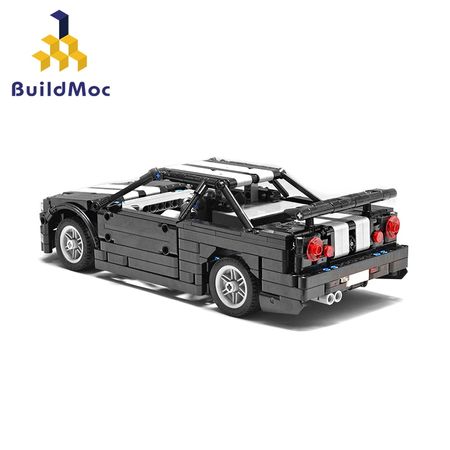 BuildMoc Skyline R34 Endurance sports car building block Technic Racing Car 23809 MOC model bricks toys boys