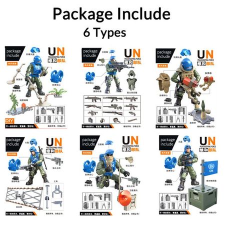 UN Soldier 6 set