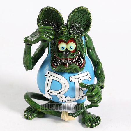 Rat Fink joint movable Anime PVC Action Figure Collectible Model Toys
