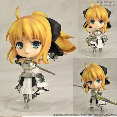Anime Fate Stay Night Saber Lily Action Figures PVC Doll Collection Model Toys Gifts