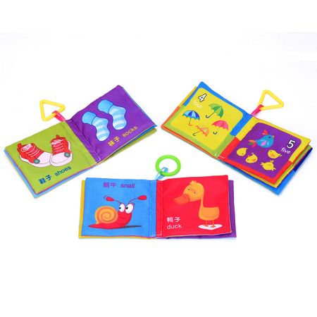 16 Styles Toddler Soft Cloth Books Infant 0-3 Year Baby Early Educational Learning Toy Kids Crib Bed Cognition Toys for Children