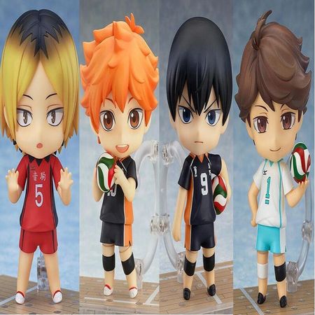 Haikyuu Figures Hinata Syouyou 489# 563# 461# 605# kageyama tobio Figure PVC 10CM Japanese Anime Volleyball Figures