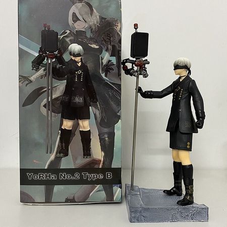 NieR Automata Figure Toy YoRHa 9S No. 2 B Type With Weapon YoRHa Figure Collectible Model Toy 30cm 1/6 scale