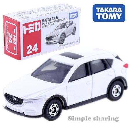 Takara Tomy TOMICA No.24 Mazda CX5 Diecast 1:66 Miniature CAR Funny Magic Baby Toys Hot Pop Bauble Light Puppet