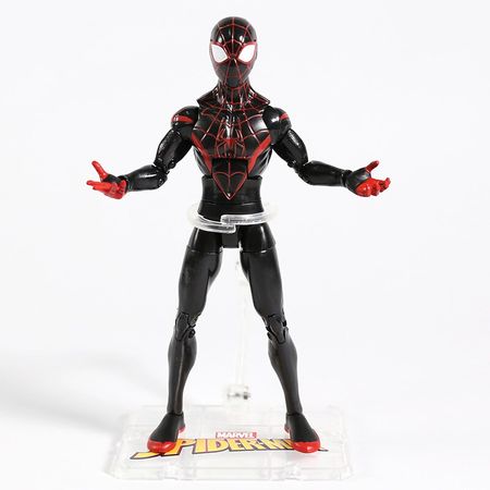Marvel Toy Spiderman Into The Spider Verse Cartoon Action Figure Miles Morales Gwen 2099 Doll Toys