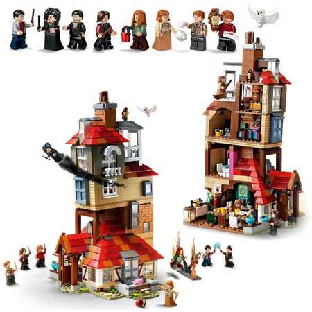 Attack on The Burrow Harried Building Blocks Brick Potter Figure Toys for Children