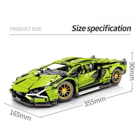 Building Blocks Technic Car Racing Expert MOC Sports Cars remote Control RC Model Bricks Kids Toys Gift With Mini Electric Motor