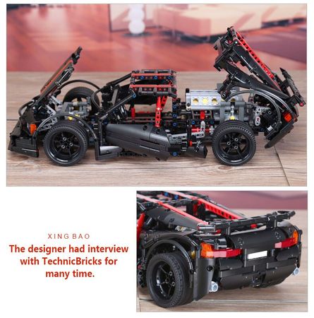 1814pcs The 2015 Assassined X19 Building Blocks Fit Lego Technic MOC Car Bricks Creative Toy for Children XingBao 07003