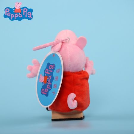 13cm Original Peppa Pig Family Friends Plush Pendant Decoration Stuffed Toy Susy