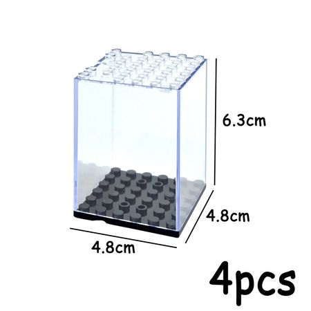 Acrylic Dustproof Box Figures Building Block Collection Display ShowCase Compatible  Box Figures Brick For Kids