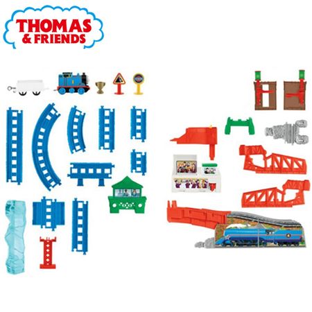Thomas and Friends Electric Racing Bridge JumP Trackmast Thomas Alloy Rail Of Children's Toys Baby Toys Educational Toys DFL93