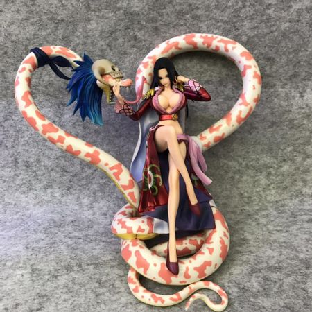 ONE PIECE Boa Hancock P.O.P 15th Anniversary with Snake PVC Action Figure Model Toy