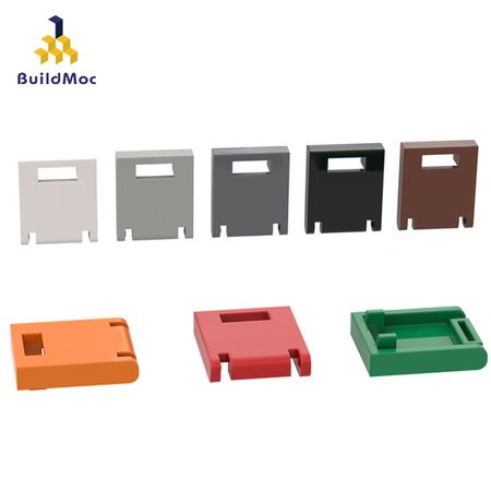 BuildMOC Compatible Assembles Particles 4346 mailbox door Building Blocks Parts DIY LOGO Educational Creatives gift Toys