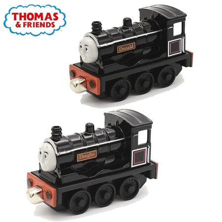Original Thomas and Friends Metal Magnetic Diecasts Train Locomotive With Trailer Car Toys Thomas Train Kids Toys Birthday Gift