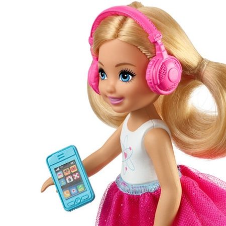 Original Barbie Doll Mini Carrie Travel Set Toys for Girls Goodnight Time Tea Time Bonecas Princess Dolls Children Birthday Gift