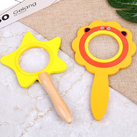 New Kids Technology Learning Toys Cartoon Magnifying Glass Insect Watcher Children Scientific Experiment Magnifier Education Toy