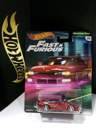 Hot wheels cars 1/64 fast & furious nissian 240SX  Mazda RX7  Mitsubishi Eclipse  Collector's metal car for boy's gift