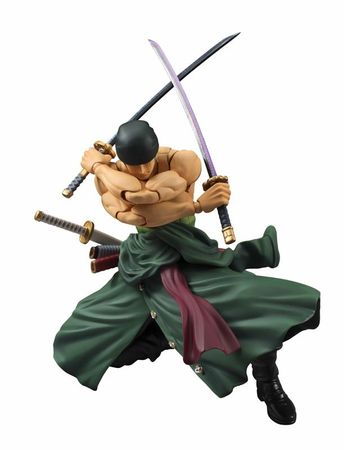 Anime One Piece 18cm BJD Roronoa Zoro Joints Moveable PVC Action Figure Collection Model Toys