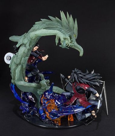 Anime Naruto Zero Uchiha Madara & Senju Hashirama Battle Fire Ver. Action Figures Model Collection Toy