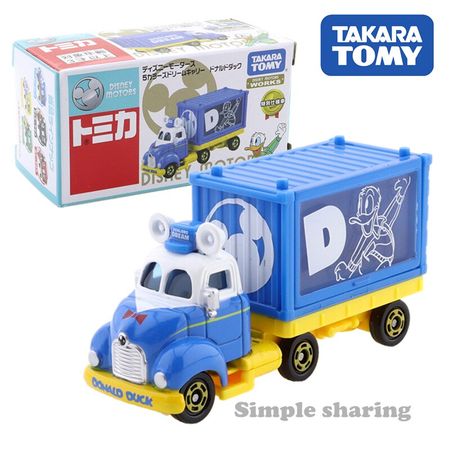 Takara Tomy Tomica Disney Motors 5 Colors Dream Carry Car Hot Pop Kids Toys Vehicle Diecast Metal Model  New